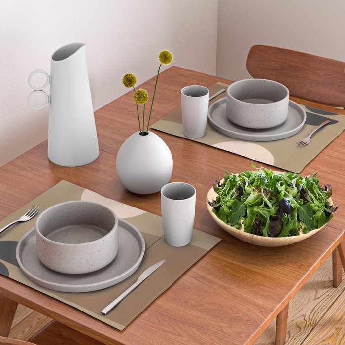Minimal Geometric 34 Placemat Gallery Image 2