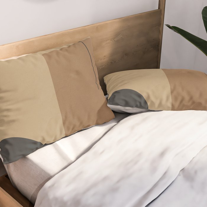 Minimal Geometric 34 Pillow Sham Gallery Image 2