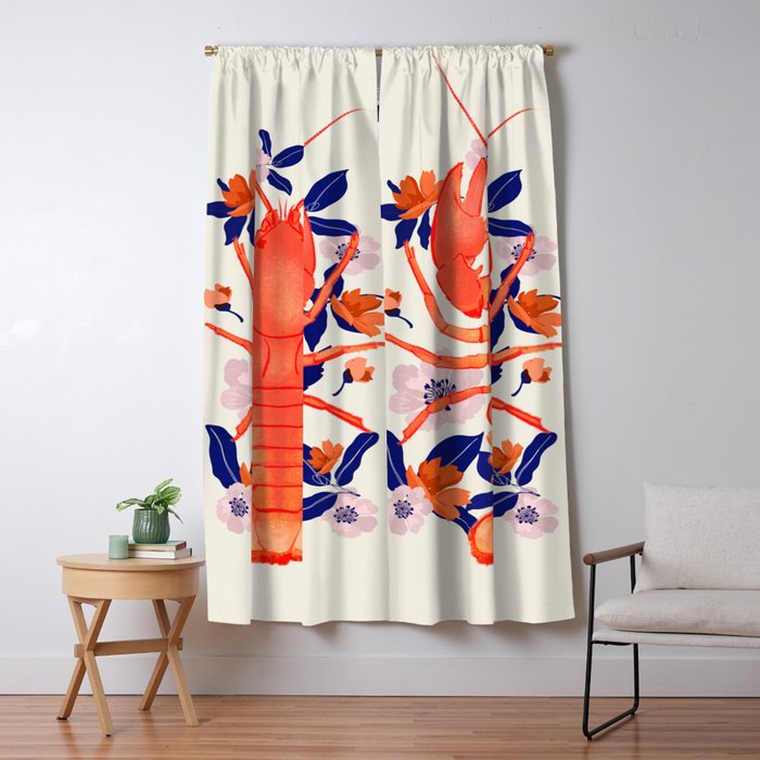 Lobster 4 Window Curtain Gallery Image 5