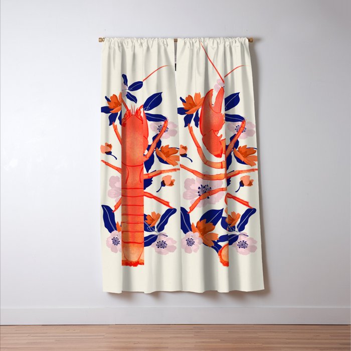 Lobster 4 Window Curtain Gallery Image 3