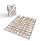 Neutral Gingham Check Pattern Jigsaw Puzzle Gallery Image 2