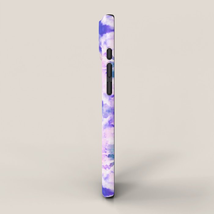 Tie Dye - Lavender and Turquoise  iPhone Case Gallery Image 2