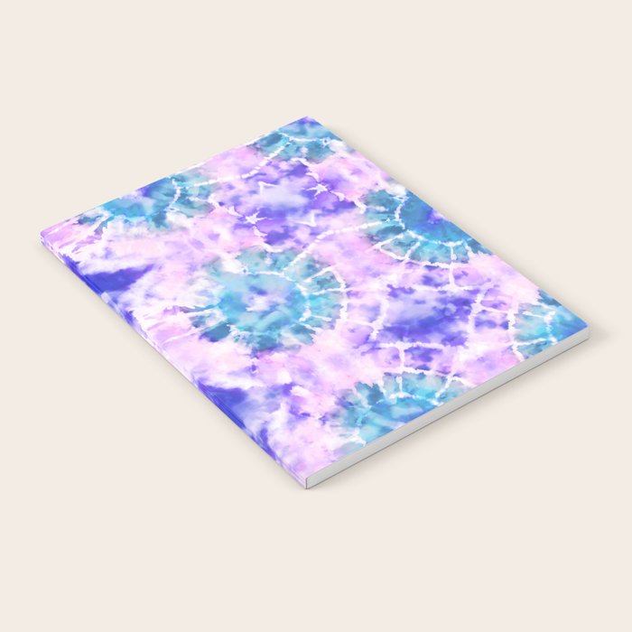 Tie Dye - Lavender and Turquoise  Notebook Gallery Image 1