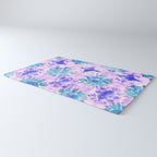 Tie Dye - Lavender and Turquoise  Rug Gallery Image 3