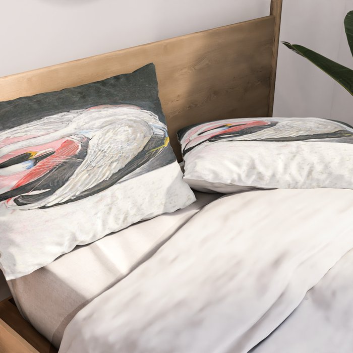 Hilma af klint the Swan No 05 Pillow Sham Gallery Image 2