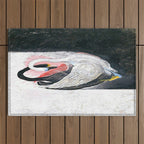 Hilma af klint the Swan No 05 Outdoor Rug Gallery Image 1