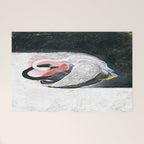 Hilma af klint the Swan No 05 Welcome Mat Gallery Image 1