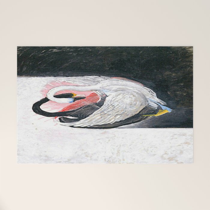 Hilma af klint the Swan No 05 Welcome Mat Gallery Image 1