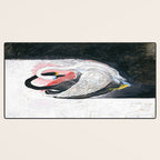 Hilma af klint the Swan No 05 Desk Mat Gallery Image 3