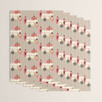 Festive Baubles With A Polar Bear Wrapping Paper Gallery Image 3