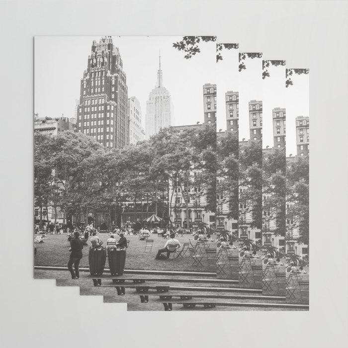 Bryant Park NYC Photography Wrapping Paper Gallery Image 3