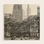 Bryant Park NYC Photography Wood Wall Art Gallery Image 1