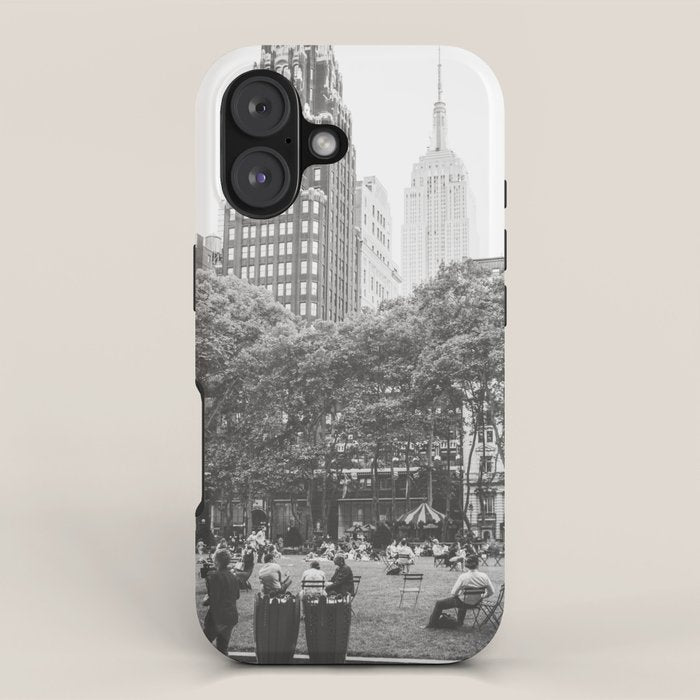 Bryant Park NYC Photography iPhone Case Gallery Image 1