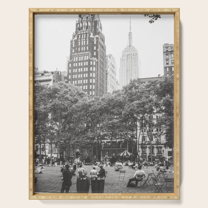 Bryant Park NYC Photography Serving Tray Gallery Image 1