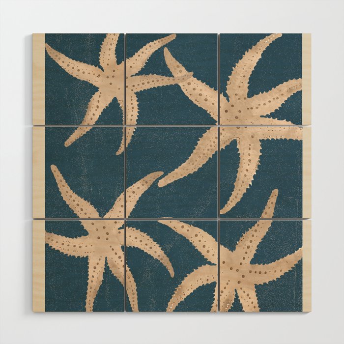 Starfish Harmony 4 Wood Wall Art Gallery Image 1