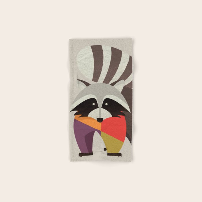 Raccoon Bath Towel Gallery Image 1