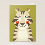 Tiger, Animal Portrait Stationery Card Gallery Image 2