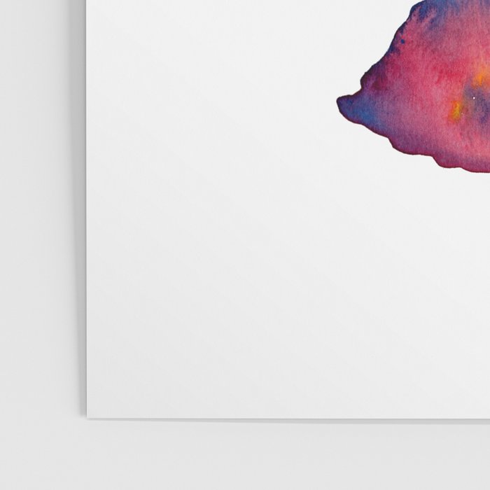 Iris Bloom - Red Palette Poster Gallery Image 3