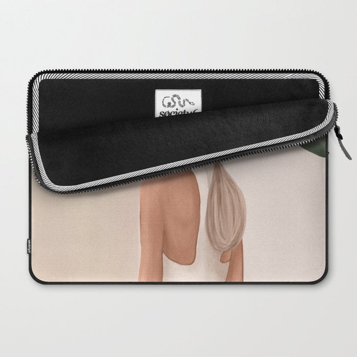 Abstract Woman in a Dress Laptop Sleeve Gallery Image 2