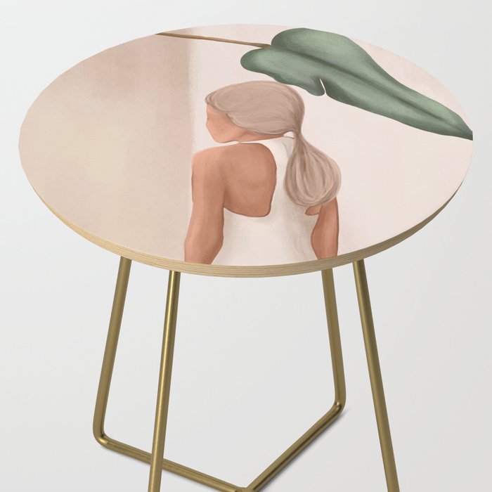Abstract Woman in a Dress Side Table Gallery Image 2
