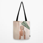 Abstract Woman in a Dress Tote Bag Gallery Image 2