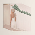 Abstract Woman in a Dress Wrapping Paper Gallery Image 3