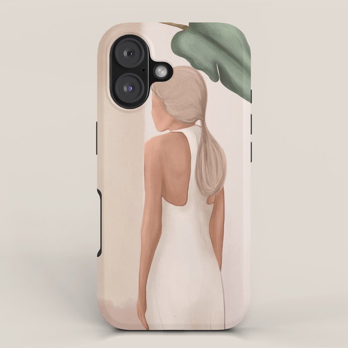 Abstract Woman in a Dress iPhone Case Gallery Image 1