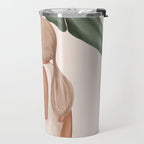 Abstract Woman in a Dress Travel Mug Gallery Image 2