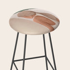 Abstract Woman in a Dress Stool Gallery Image 2