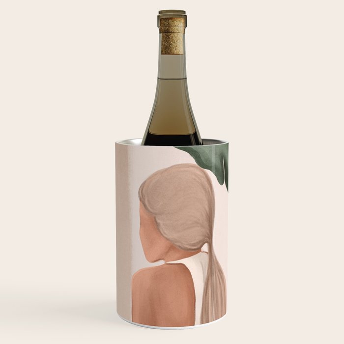 Abstract Woman in a Dress Wine Chiller Gallery Image 1