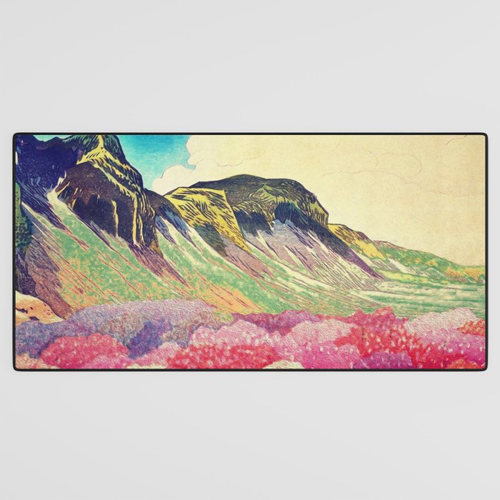 Walk towards Manayama Desk Mat Gallery Image 3