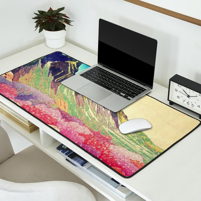 Walk towards Manayama Desk Mat Gallery Image 2