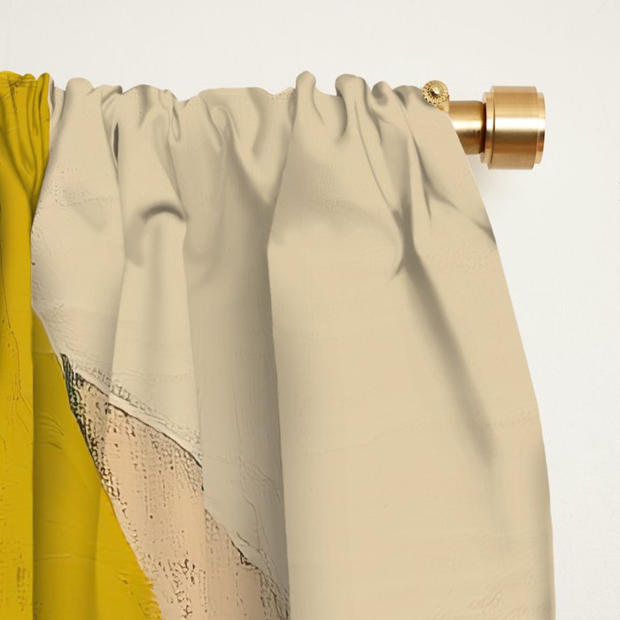 Mid Century Organic Shapes II Window Curtain Gallery Image 2