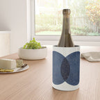 Circle Abstract - Dark Blue Navy Texture Wine Chiller Gallery Image 4