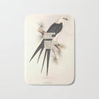 Bird Divinations: Swallow-Tailed Kite (about: almanacofbirds.org) Bath Mat Gallery Image 1