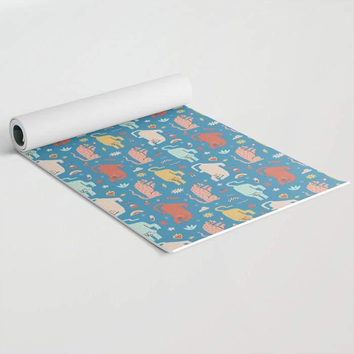 Trippy tigers Yoga Mat Gallery Image 2