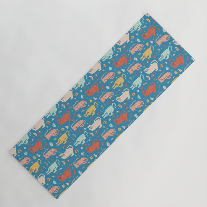 Trippy tigers Yoga Mat Gallery Image 1