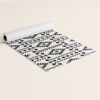 GEO PANEL WHITE Yoga Mat Gallery Image 2