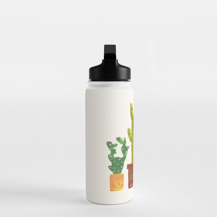 Hedgehog and Cactus (incognito) Water Bottle Gallery Image 3