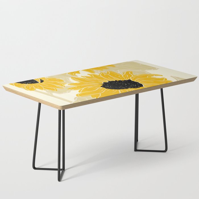 Minimalist Sunflowers Coffee Table Gallery Image 1