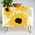 Minimalist Sunflowers Credenza Gallery Image 1