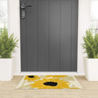 Minimalist Sunflowers Welcome Mat Gallery Image 3