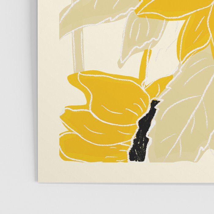 Minimalist Sunflowers Poster Gallery Image 3