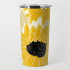 Minimalist Sunflowers Travel Mug Gallery Image 1