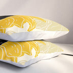 Minimalist Sunflowers Pillow Sham Gallery Image 3