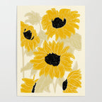 Minimalist Sunflowers Poster Gallery Image 4