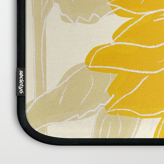 Minimalist Sunflowers Laptop Sleeve Gallery Image 3