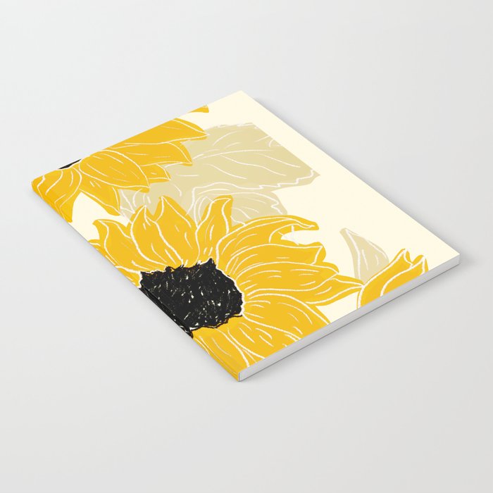Minimalist Sunflowers Notebook Gallery Image 1