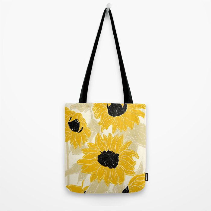 Minimalist Sunflowers Tote Bag Gallery Image 2