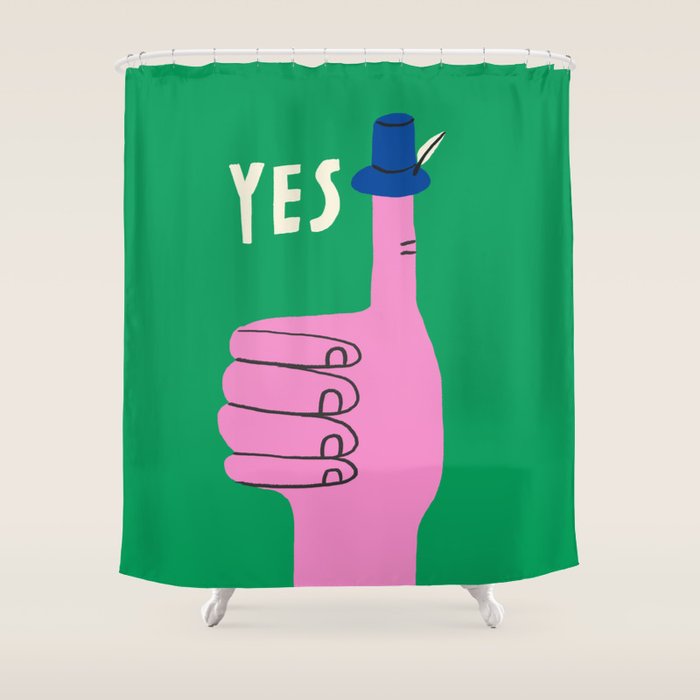 Affirmative Shower Curtain Gallery Image 1
